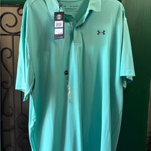 Under Armour Men's Teal Polo Shirt